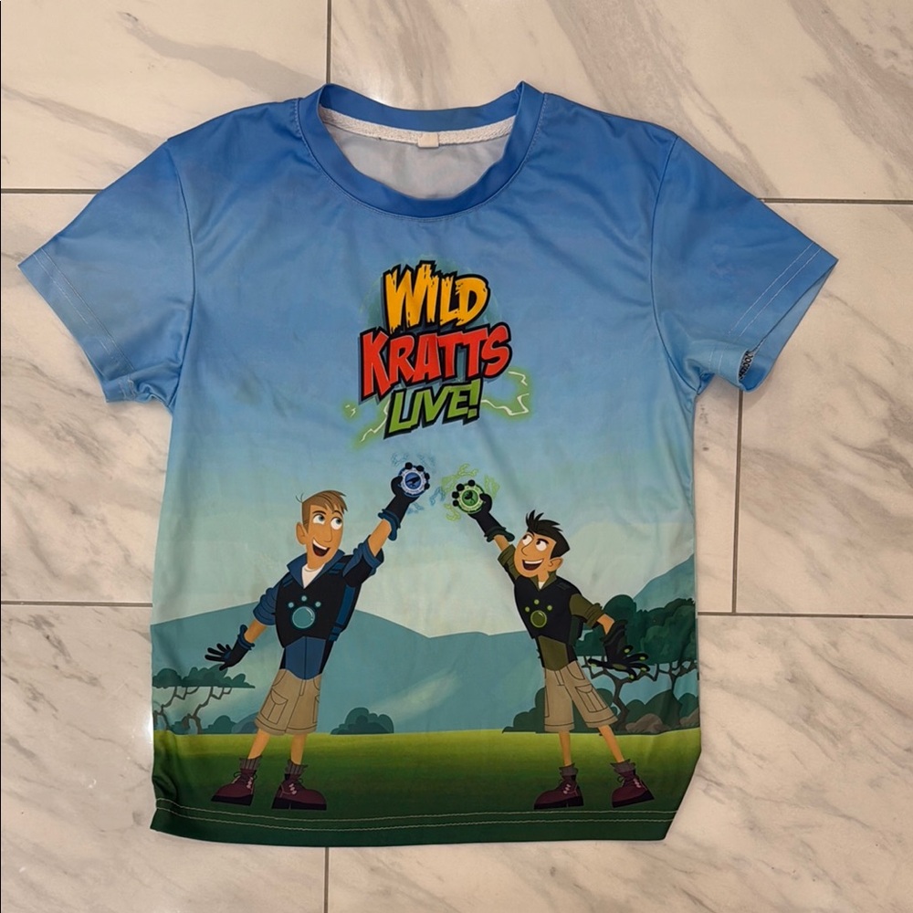 Wild Kratts Live! Kids Blue T-Shirt
